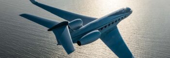 Gulfstream G450 dans les airs