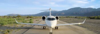 extérieur du jet privé Challenger 350